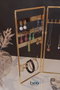 Aberto Design Organizador de Joyas de Pie Dorado